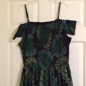 Cold shoulder maxi dress nwot